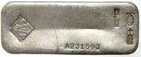999+ Fine Silver 100 Troy Ounce Johnson Matthey Bar