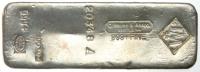 999+ Fine Silver 100 Troy Ounce Johnson Matthey Bar
