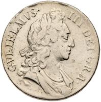 Great Britain. Crown, 1696 Sharpness of VF - 2