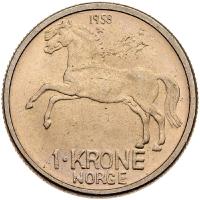 Norway. Krone, 1958 Unc