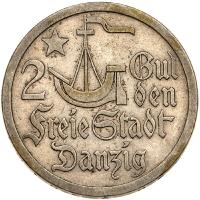 Poland: Danzig. 2 Gulden, 1923 VF