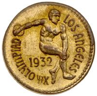 1932 Los Angeles 10th Olympiad Gold &Acirc;&frac12; Dollar Unc