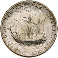 1921 Pilgrim Half Dollar Recut Date