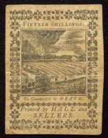 Pennsylvania, October 1, 1773, Fifteen Shillings VF