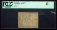 Continental, February 17, 1776, Half A Dollar PCGS Fine 15
