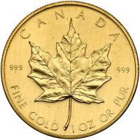Canada. 50 Dollars Maple Leaf, 1980. BU