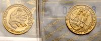 Pair of California Gold Medals, 1990 Choice Brilliant Proof