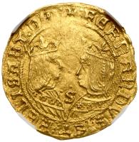 Spain. Double Excellente, ND S (Seville). NGC MS62