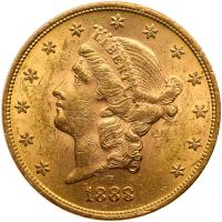 1888 MINT ERROR. Doubled Die Reverse