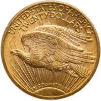1924 $20 St. Gaudens PCGS MS60 - 2