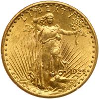 1924 $20 St. Gaudens