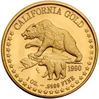 California Gold Medal, 1990 Choice Brilliant Proof