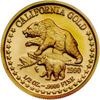 California Gold Medal, 1990 Choice Brilliant Proof - 2