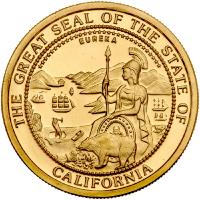 California Gold Medal, 1991 Choice Brilliant Proof - 2