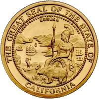 California Gold Medal, 1990 Choice Brilliant Proof