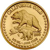 California Gold Medal, 1990 Choice Brilliant Proof - 2