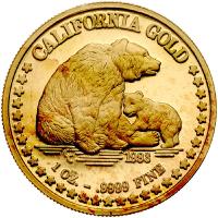 California Gold Medal, 1993 Choice Brilliant Proof