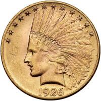 1926 $10 Indian PCGS MS63