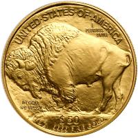 2006. $50.00 American Gold Buffalo, 1 ozt .9999 Fine - 2