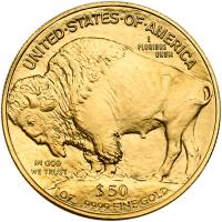 2008. $50.00 Buffalo 1 ozt .9999 Fine Gem Uncirculated - 2