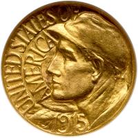 1915-S Panama-Pacific Gold $1 NGC MS66