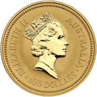 Australia. 100 Dollars, 1990 Choice Brilliant Proof