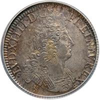 France. Ecu aux 8 L, 1704-T (Nantes) PCGS AU50