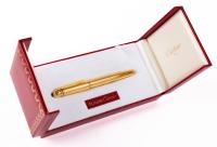 Vintage Original Cartier, Pasha de Cartier, Ball Point Pen in Original Box with Papers and Refill ca. 1992