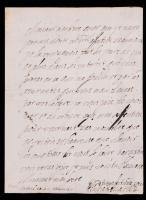 Queen Henrietta Maria: Autograph Letter Signed While Queen of England, Scotland and Ireland from her marriage to King Charles I.