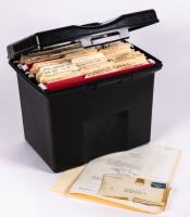Otto Reich: Full File Box of Archived Autograph Letters Signed by Notables of the 1950s/60s: Authors, Artists, Presidential Advi