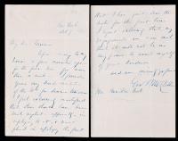 George McClellan: Commanding General of the United States Army. ALS to Governor Hamilton Fish of NY, (Later Secretary of State)