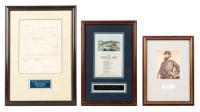 Artifacts from the Civil War: Original Yankee Song Sheet, US Pay Voucher and Two Words in Stonewall Jackson's Hand
