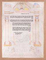 Illustrated Kosher Slaughter and Poultry Certificate, 1981