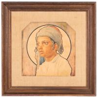 Eliezer Strich (1879-1941) - Portrait of a Yemenite Youth, Jerusalem, 1922