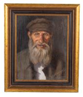 Valerian Stepanovich Nesterov - Portrait of an Elderly Jewish Man, 1955