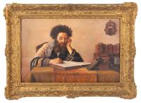 Rabbi Studying (After Isidor Kaufmann)