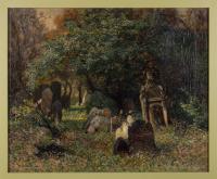 Eduard Gehbe, Austrian Jewish Cemetery Scene