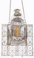 Silver Torah Breastplate, Bezalel Revival Style