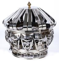Silver Torah Crown with the Twelve Tribes, 20th Century
