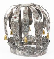 Bezalel School Sterling Silver Torah Crown (Keter Torah), Jerusalem, Circa 1920