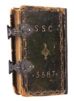 Miniature Hebrew Book with Clasps, Amsterdam, 1823