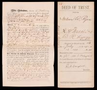 Frederick Douglass, 19th Century Abolitionist. Document Signed as Recorder of Deeds, Washington DC July 15 1881. Extremely Clean
