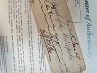 Daniel E. Sickles - Signed Bank Check, 1885, with JSA Authentication