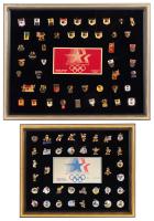 1984 23rd Olympiad Los Angeles, Complete Limited Edition Collector Pin Set Series 1 and Limited Edition Sponsor Set, Corporate I