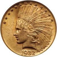 1932 $10 Indian NGC MS64