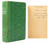 Robert Frost: Collected Poems of Robert Frost Inscribed, Signed and Dated 1940 by Author Third Printing