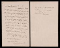 William Harrison Ainsworth: Rare Autographed Manuscript Signed, Opening Passages of THE LANCASHIRE WITCHES Published 1849