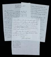 Charles Lindbergh: Three Page, Autographed Letter Signed Dated 1971 to Minister for Lands, Sidney, Australia