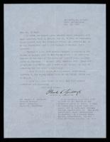 Charles A. Lindbergh: Typed Letter Signed Regarding Indonesia and Accompanying the Sultan to Udjung Kulon for Conservation Effor