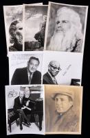 Entertainers of the 20th Century Signed Photos: Sammy Cahn, Guy Lombardo, Ted Lewis, Eubie Blake and (3) by Charlton Heston as M